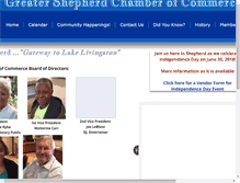 Tablet Screenshot of greatershepherdchamberofcommerce.org